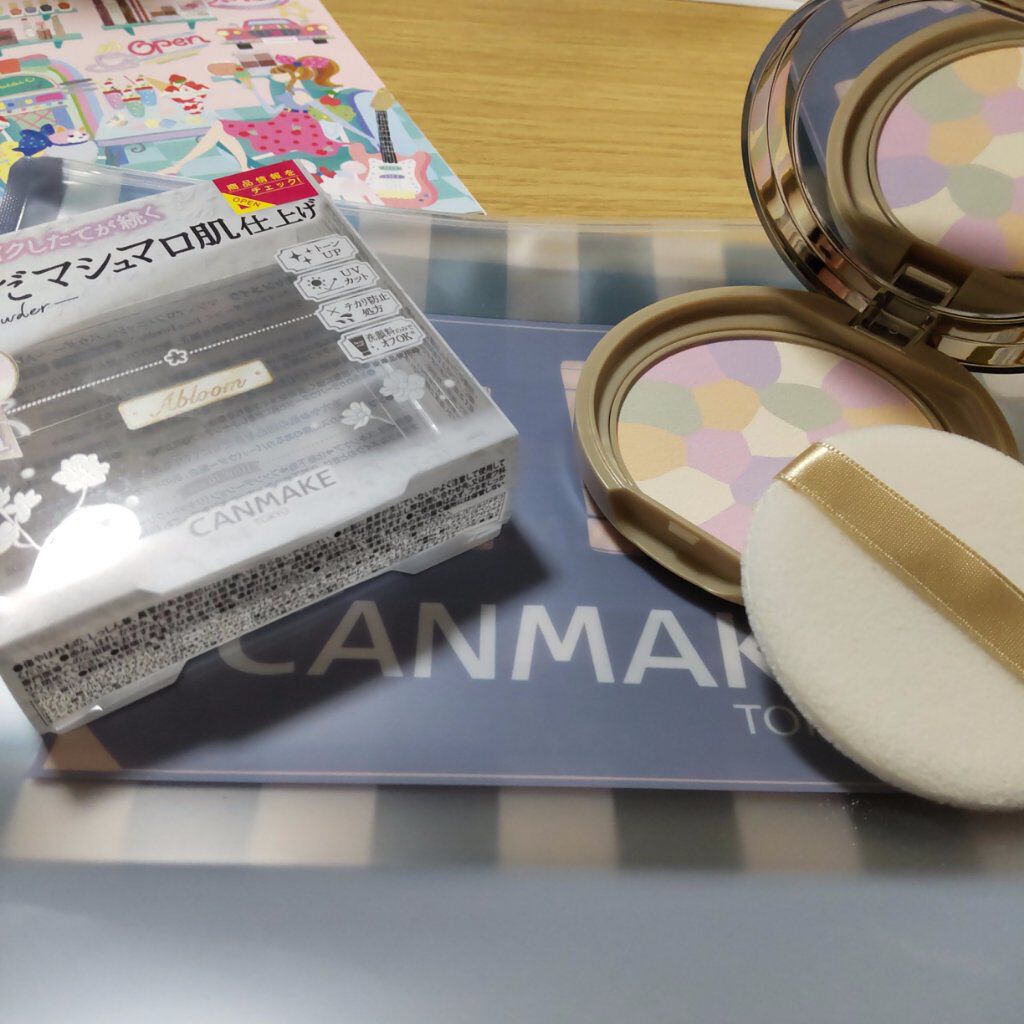 マシュマロフィニッシュパウダー　～Abloom～/キャンメイク/プレストパウダーを使ったクチコミ（2枚目）