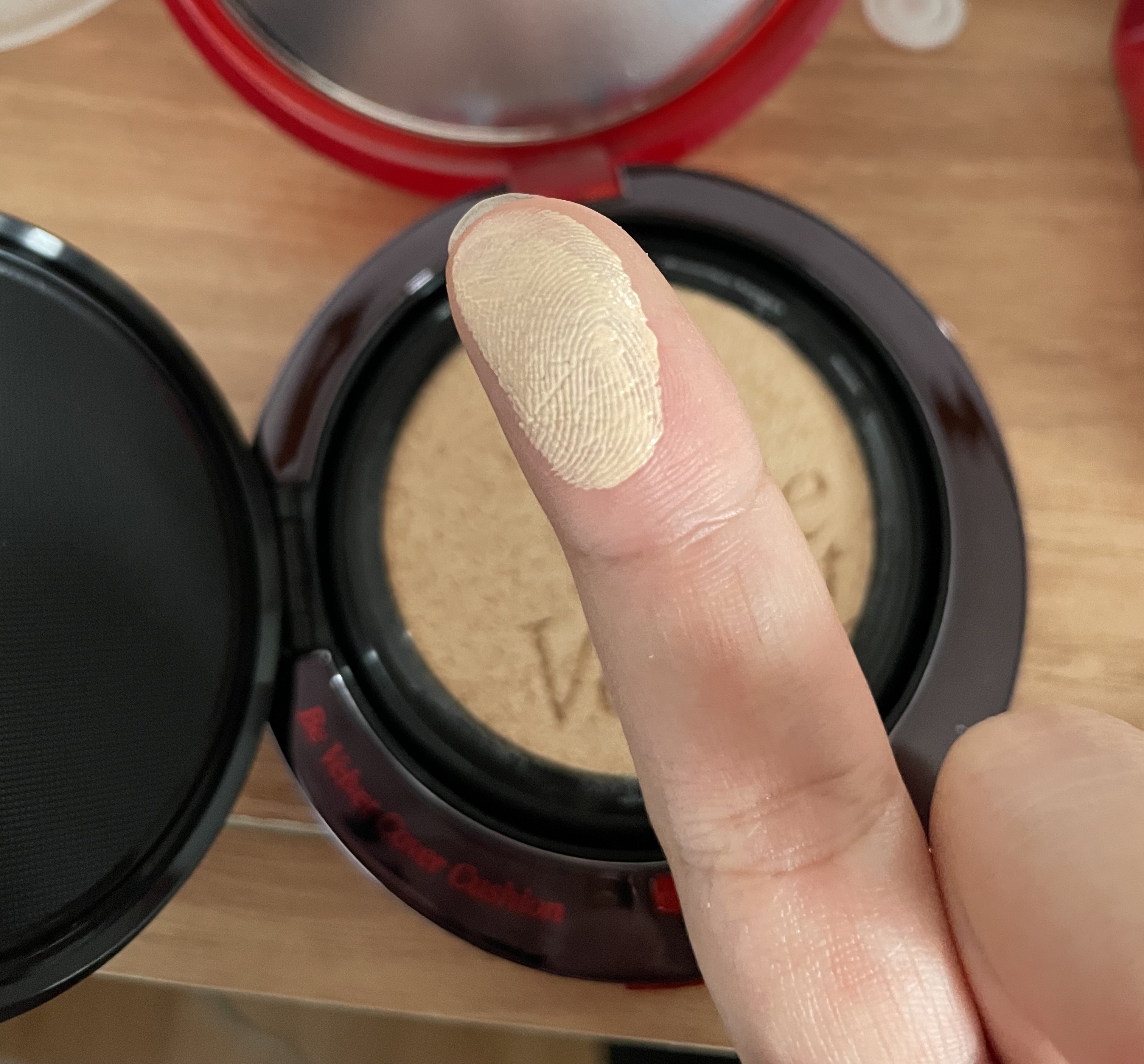 ビーベルベットカバークッション/espoir/クッションファンデーションを使ったクチコミ（2枚目）