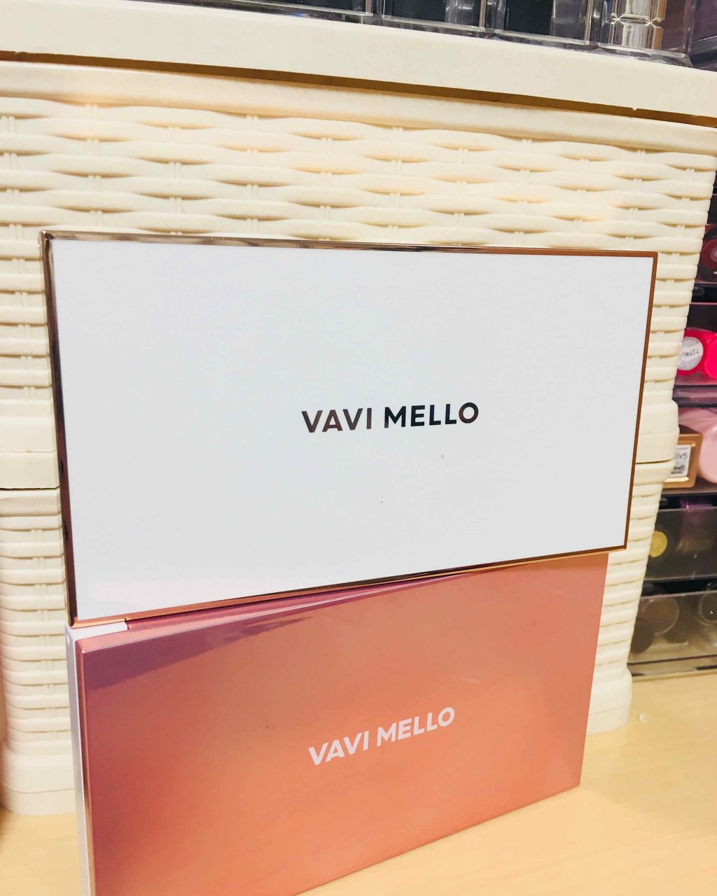 バレンタインボックス/VAVI MELLO/アイシャドウパレットを使ったクチコミ(1枚目)