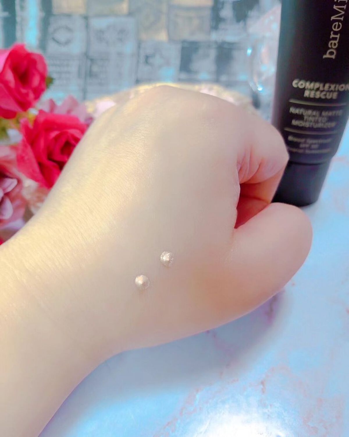 CR ナチュラル マット モイスチャライザー オパール 01/bareMinerals/クリーム・エマルジョンファンデーションを使ったクチコミ（2枚目）