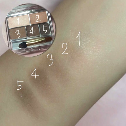 パーフェクトマルチアイズ/キャンメイク/アイシャドウパレットを使ったクチコミ(2枚目)