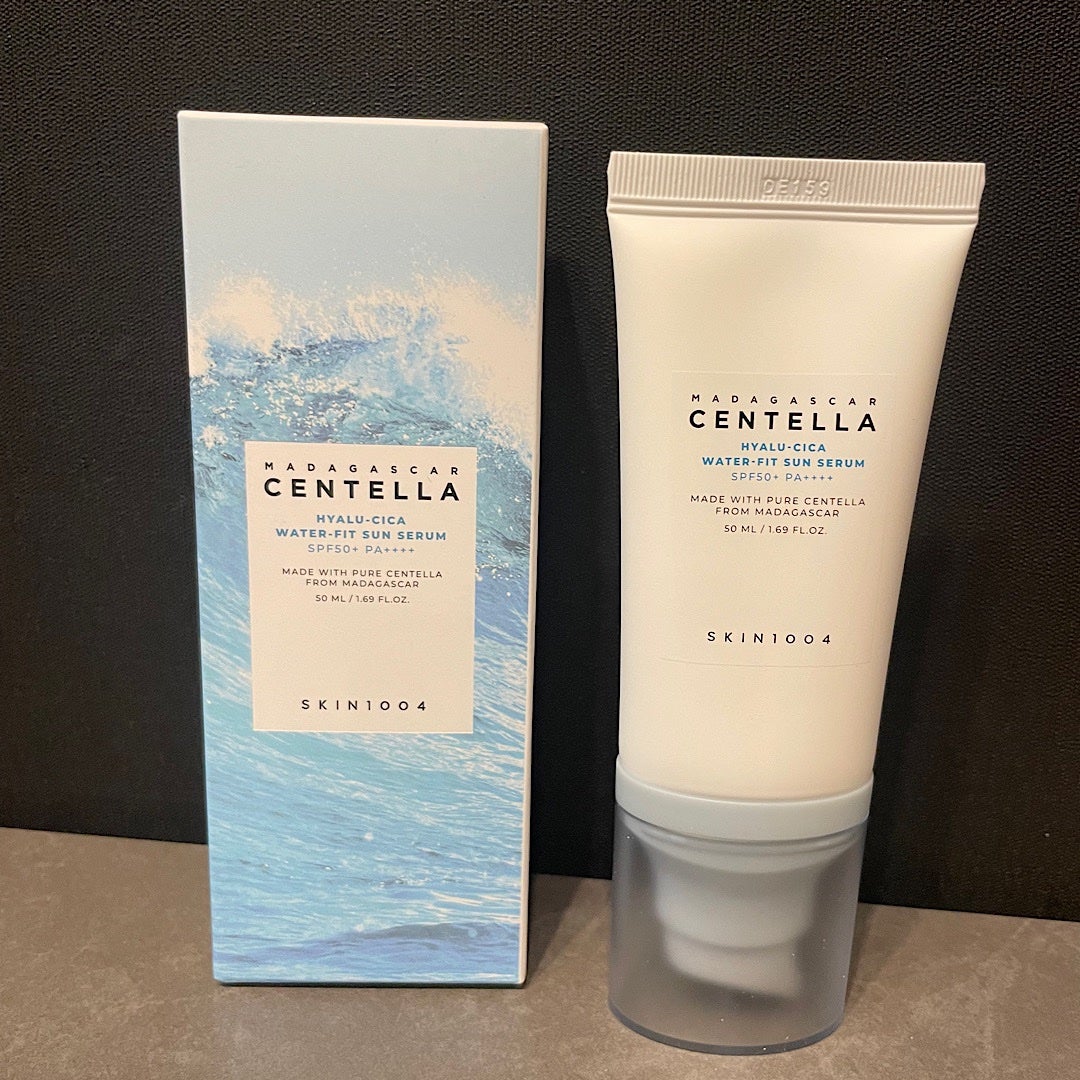 ヒアルーシカ ウォーターフィット サンセラム/SKIN1004/日焼け止めローションを使ったクチコミ(1枚目)