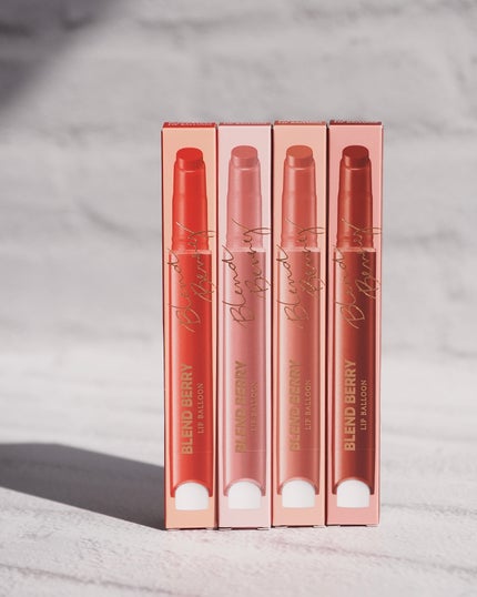 ブレンドベリー リップバルーン 002 惚気スカーレット/BLEND BERRY/口紅を使ったクチコミ(3枚目)