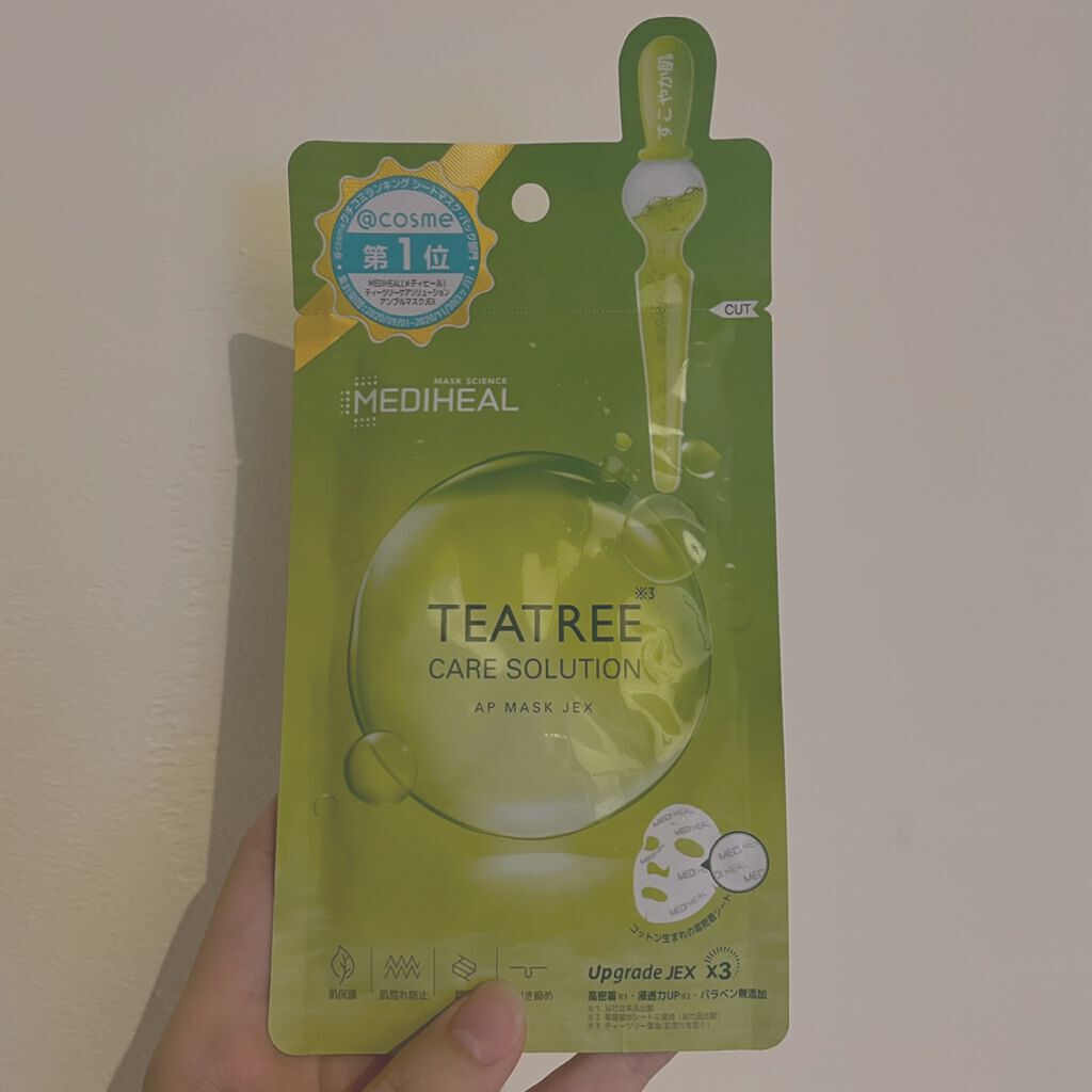 ティーツリーケアソリューション アンプルマスクJEX/MEDIHEAL/シートマスク・パックを使ったクチコミ（1枚目）