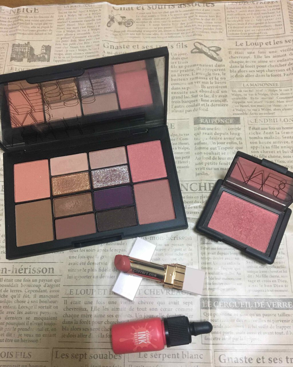 メーキャップユアマインド アイ＆チークパレット/NARS/アイシャドウパレットを使ったクチコミ（1枚目）