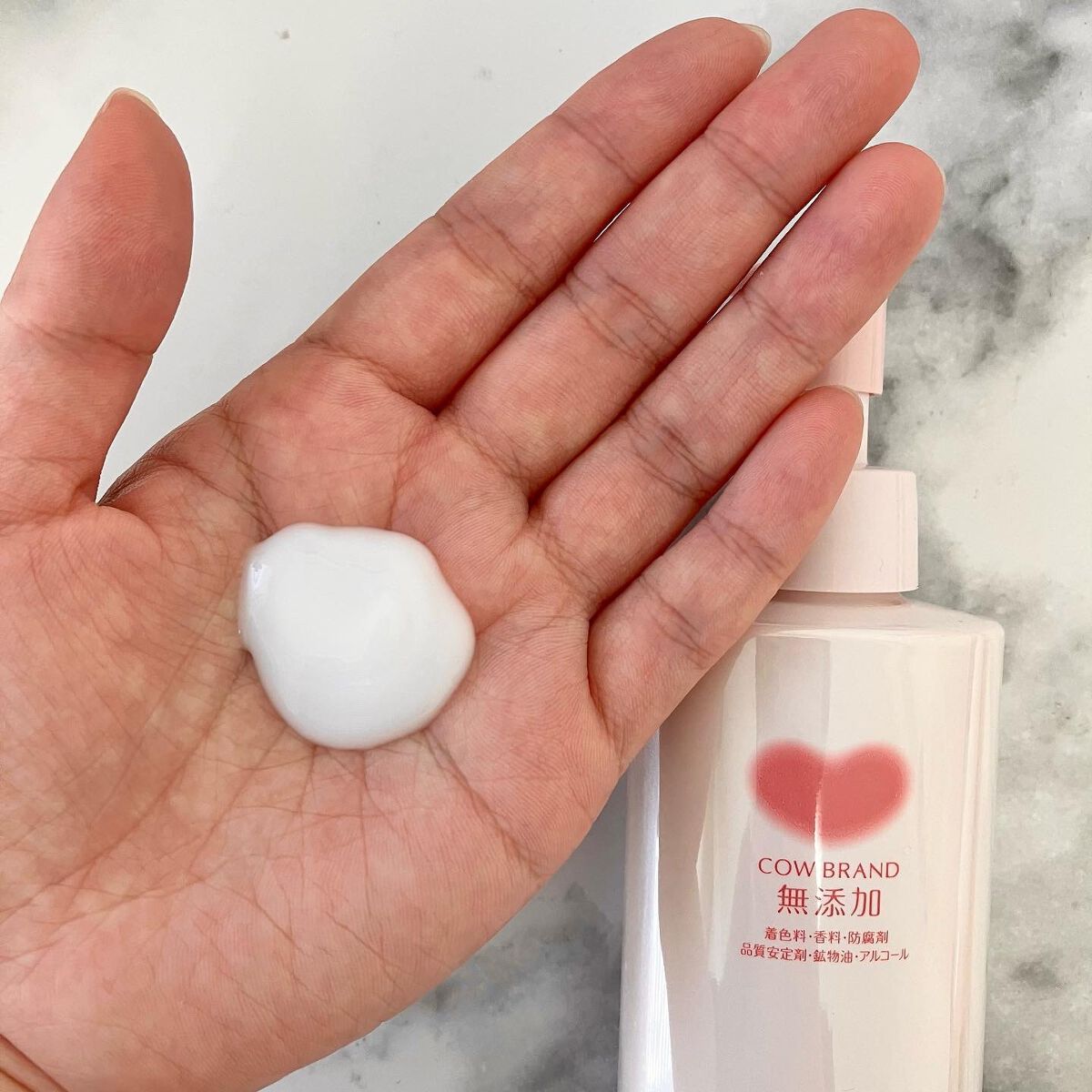 メイク落としミルク/カウブランド無添加/ミルククレンジングを使ったクチコミ(3枚目)