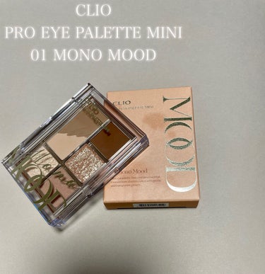 プロ アイパレット ミニ 01 MONO MOOD/CLIO/アイシャドウパレットを使ったクチコミ（1枚目）