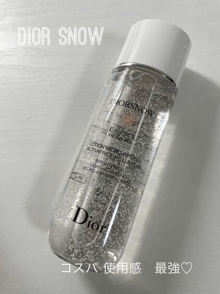 スノー ライト エッセンス ローション (薬用化粧水) (医薬部外品)/Dior/化粧水を使ったクチコミ(1枚目)