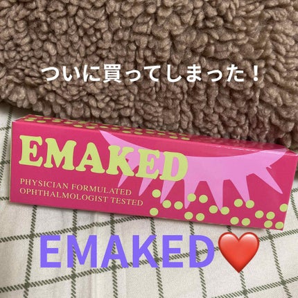 EMAKED(エマーキット)/水橋保寿堂製薬/まつげ美容液を使ったクチコミ(1枚目)
