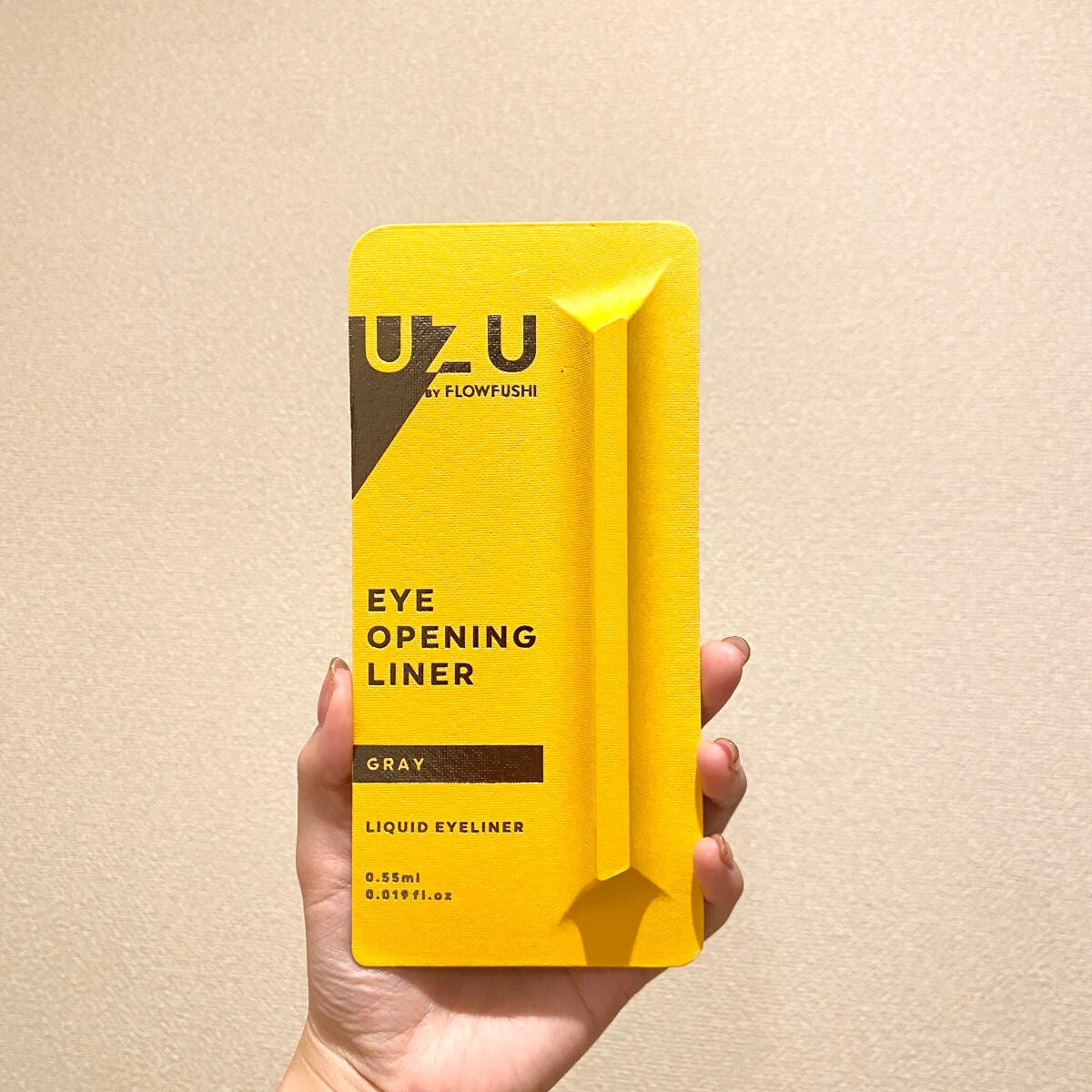 EYE OPENING LINER/UZU BY FLOWFUSHI/リキッドアイライナーを使ったクチコミ(1枚目)