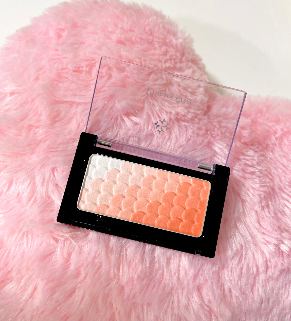 リッチチークカラー スプリングピーチ/primary pixel/パウダーチークを使ったクチコミ(2枚目)