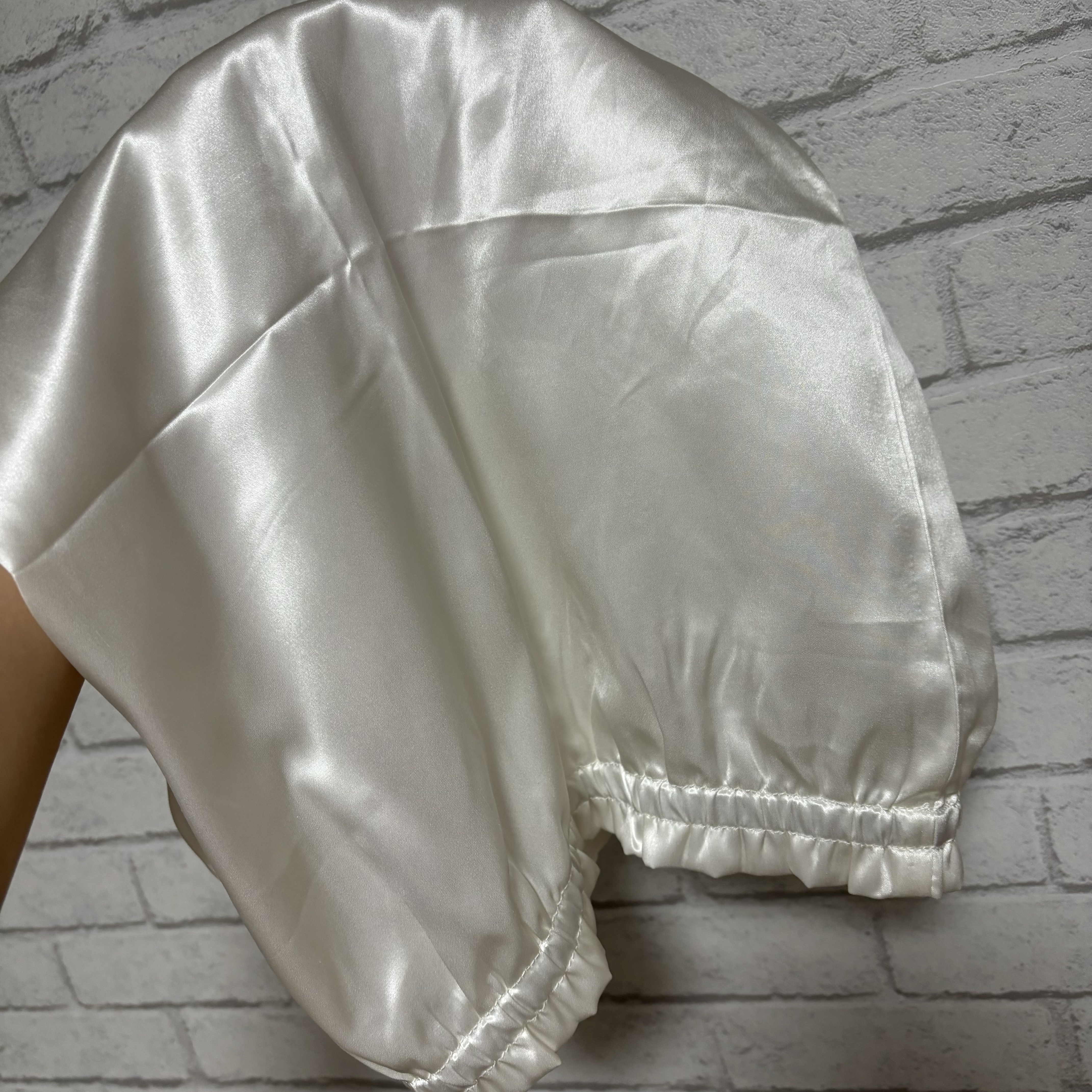 シルク ナイトキャップ（ゴム紐）/COCOSILK/ヘアケアグッズを使ったクチコミ（3枚目）