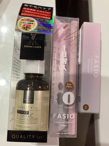 アイブロウ マスカラ 03 ライトブラウン/FASIO/眉マスカラを使ったクチコミ(1枚目)