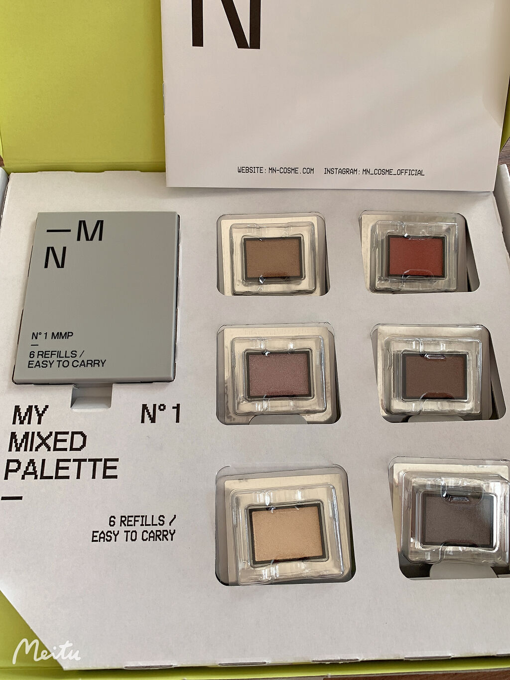 MY MIXED PALETTE 6色カスタムパレット/MN/マルチパレットを使ったクチコミ（2枚目）