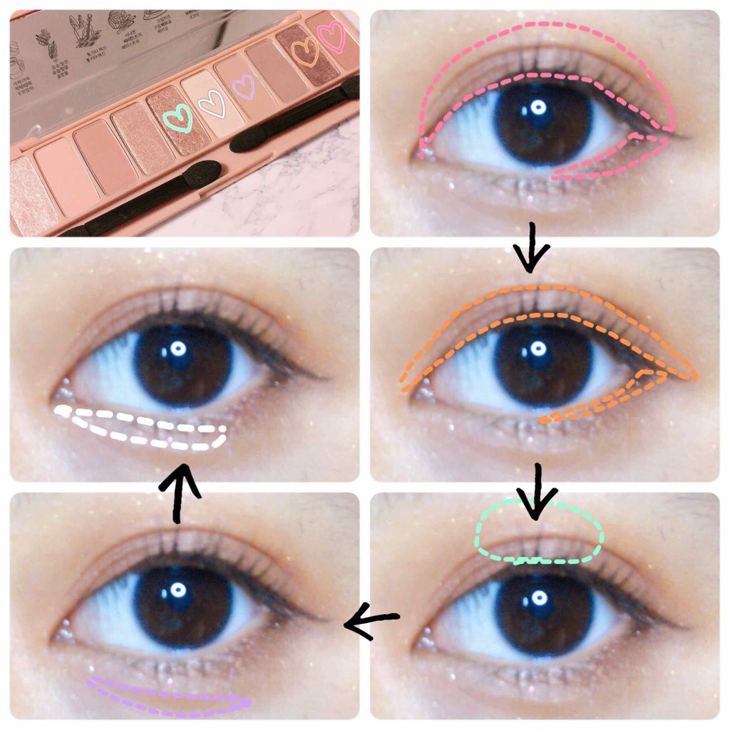 プレイカラー アイシャドウ/ETUDE/アイシャドウパレットを使ったクチコミ(2枚目)