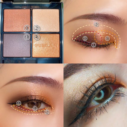 オンブル ジェ/GUERLAIN/アイシャドウパレットを使ったクチコミ(4枚目)