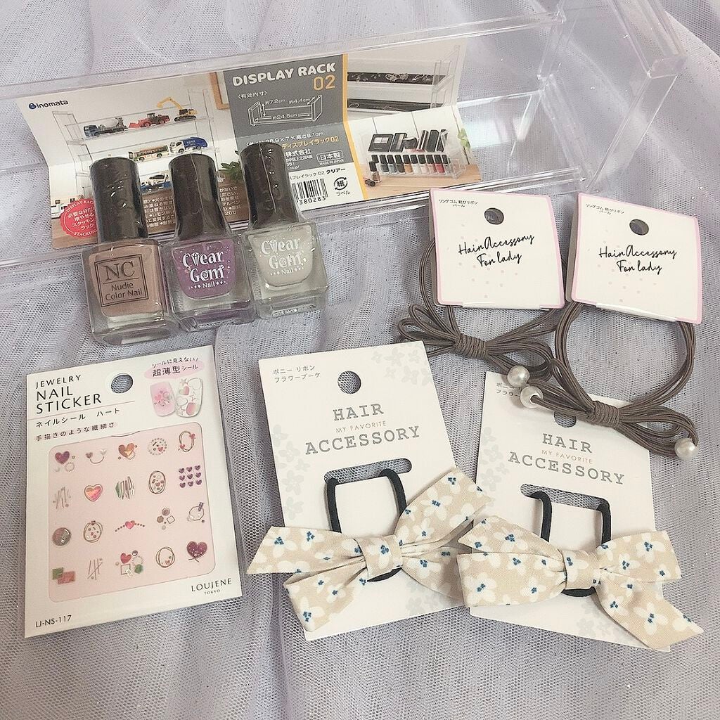 ネイルシール/セリア/ネイルシールを使ったクチコミ(1枚目)