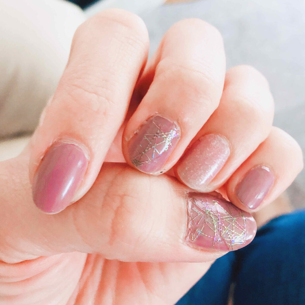 ネイルシール/DAISO/ネイルシールを使ったクチコミ（1枚目）