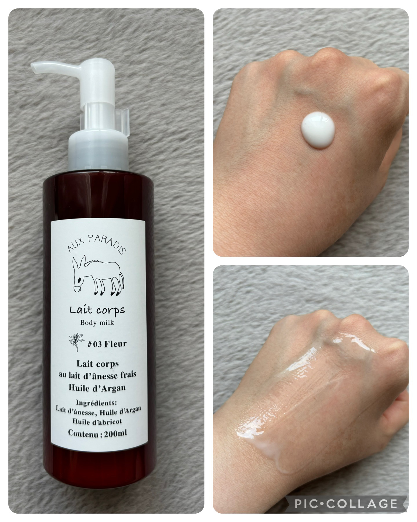 フルールボディミルク/AUX PARADIS/ボディミルクを使ったクチコミ（1枚目）