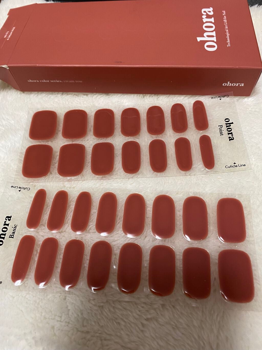 セミキュアジェルネイル(ハンド)/ohora/ネイルシールを使ったクチコミ(6枚目)
