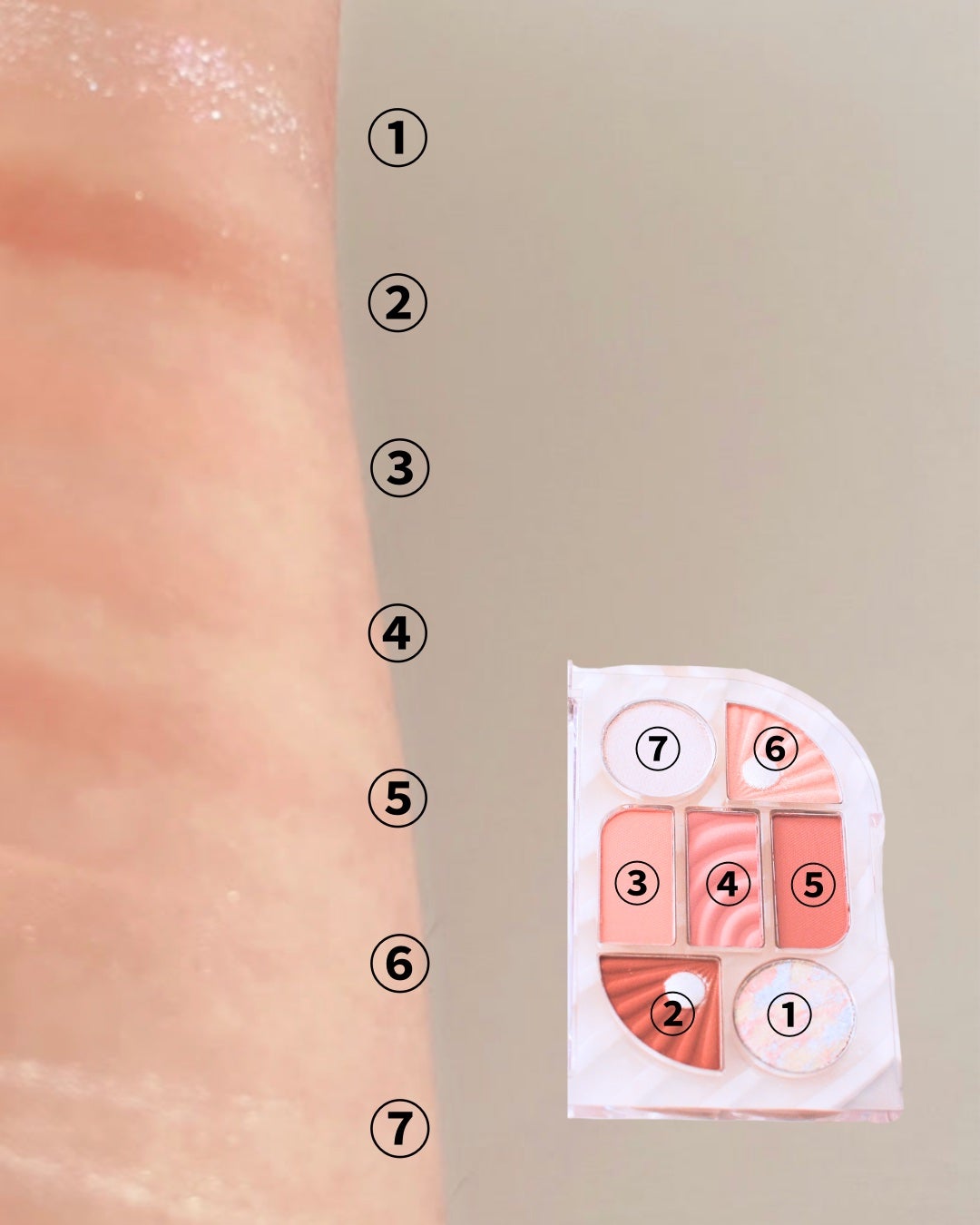 シンプレイン アイパレット/Sim;plain/アイシャドウパレットを使ったクチコミ(7枚目)