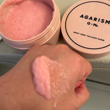 Q+Me スウィート ボム タラソ スクラブ/AGARISM/バスト・ヒップケアを使ったクチコミ(3枚目)