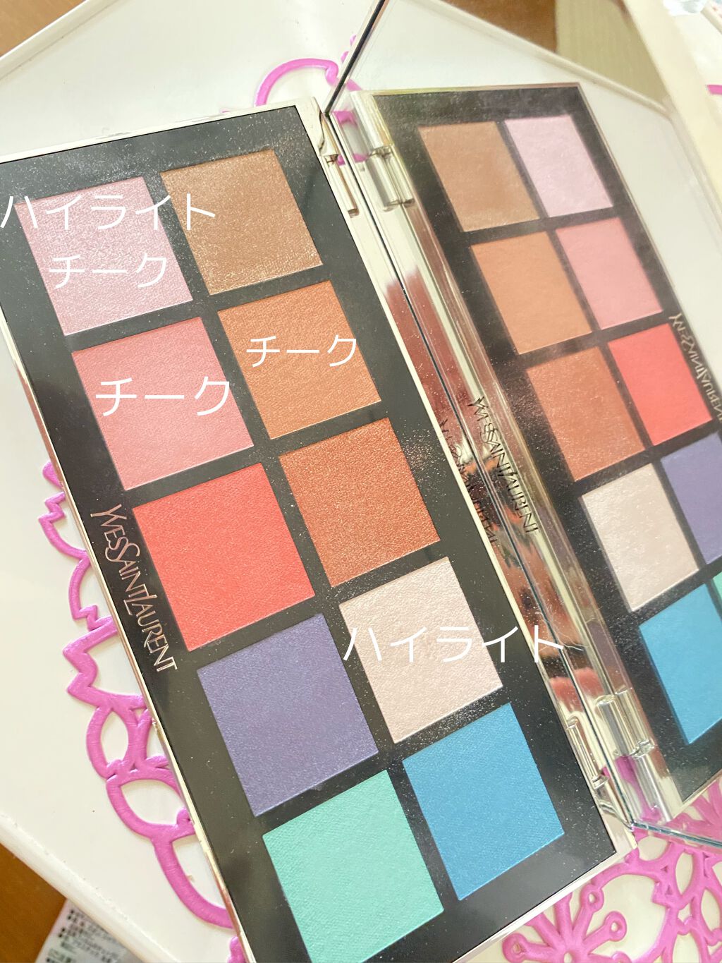 パレット ポップイン フレッシュ/YVES SAINT LAURENT BEAUTE/アイシャドウパレットを使ったクチコミ(2枚目)