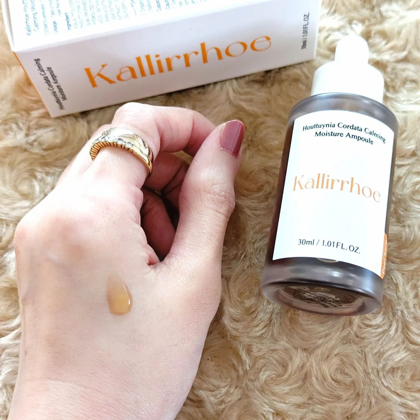 ドクダミ カーミング モイスチャー アンプル/kallirrhoe/美容液を使ったクチコミ(4枚目)