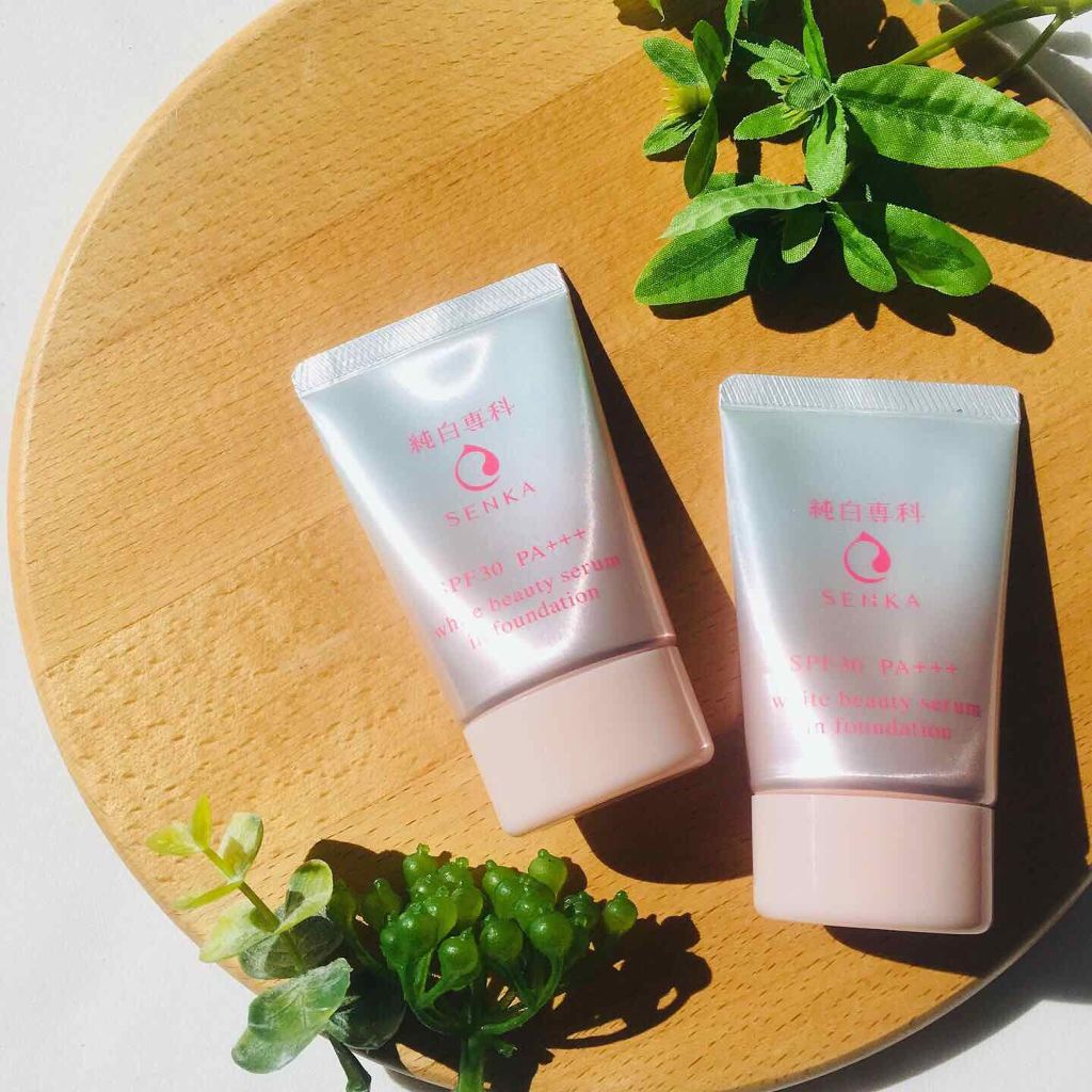 純白専科　すっぴん色づく美容液フォンデュ/SENKA（専科）/リキッドファンデーション by Rie_beauty