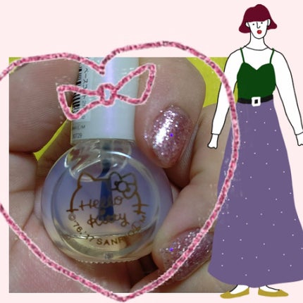 サンリオネイル/DAISO/マニキュアを使ったクチコミ(2枚目)