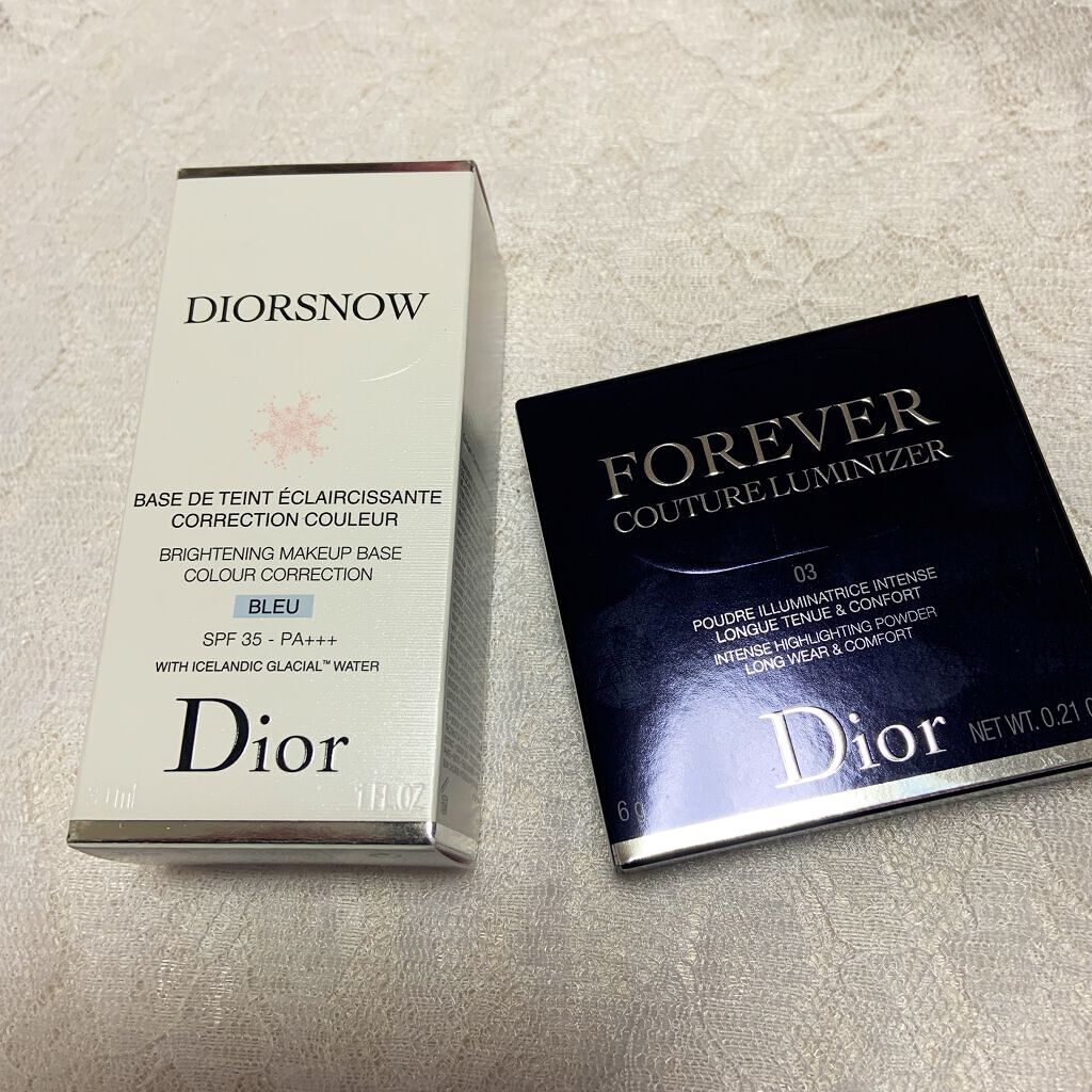 【旧】スノー メイクアップ ベース UV35 SPF35／PA+++/Dior/化粧下地を使ったクチコミ（1枚目）