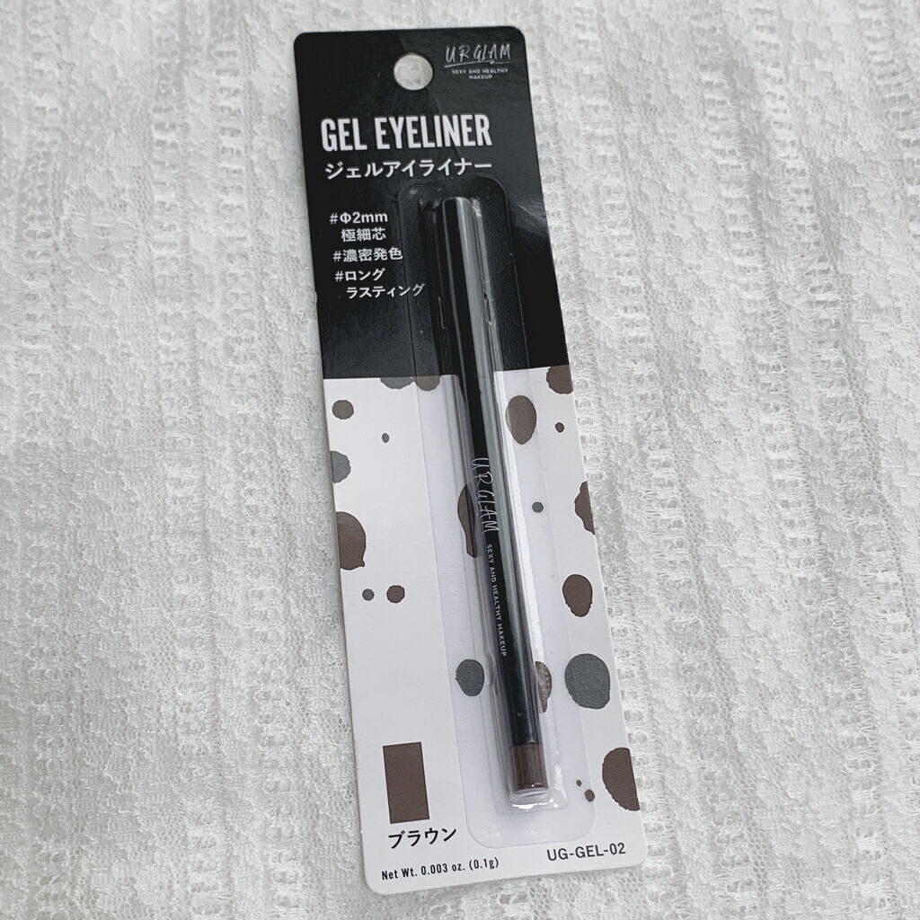  UR GLAM　GEL EYELINER/U R GLAM/ジェルアイライナーを使ったクチコミ（2枚目）