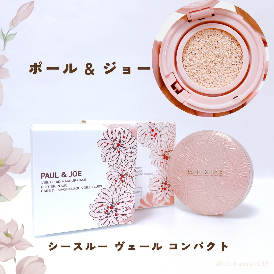 シースルー ヴェール コンパクト/PAUL & JOE BEAUTE/ファンデーションを使ったクチコミ(2枚目)