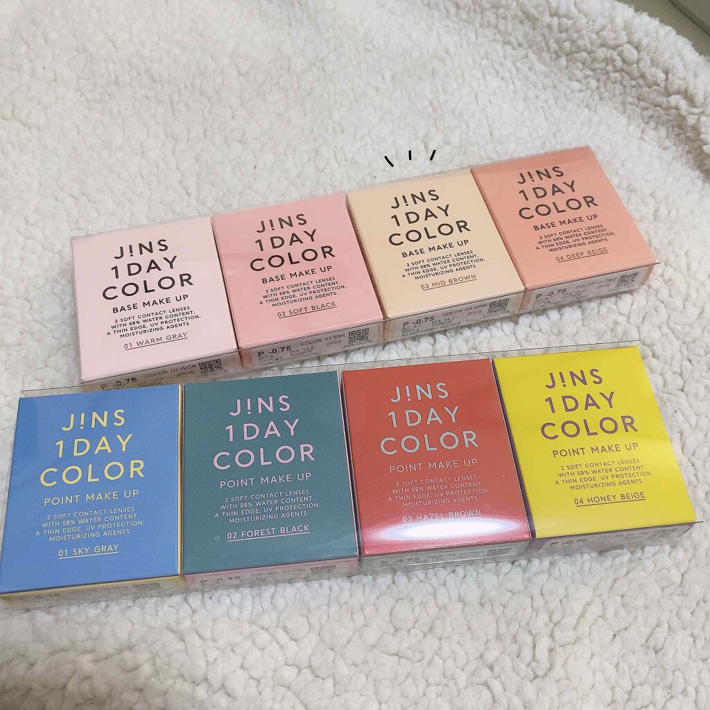 JINS1DAYCOLOR/JINS/ワンデー(1DAY)カラコンを使ったクチコミ(3枚目)