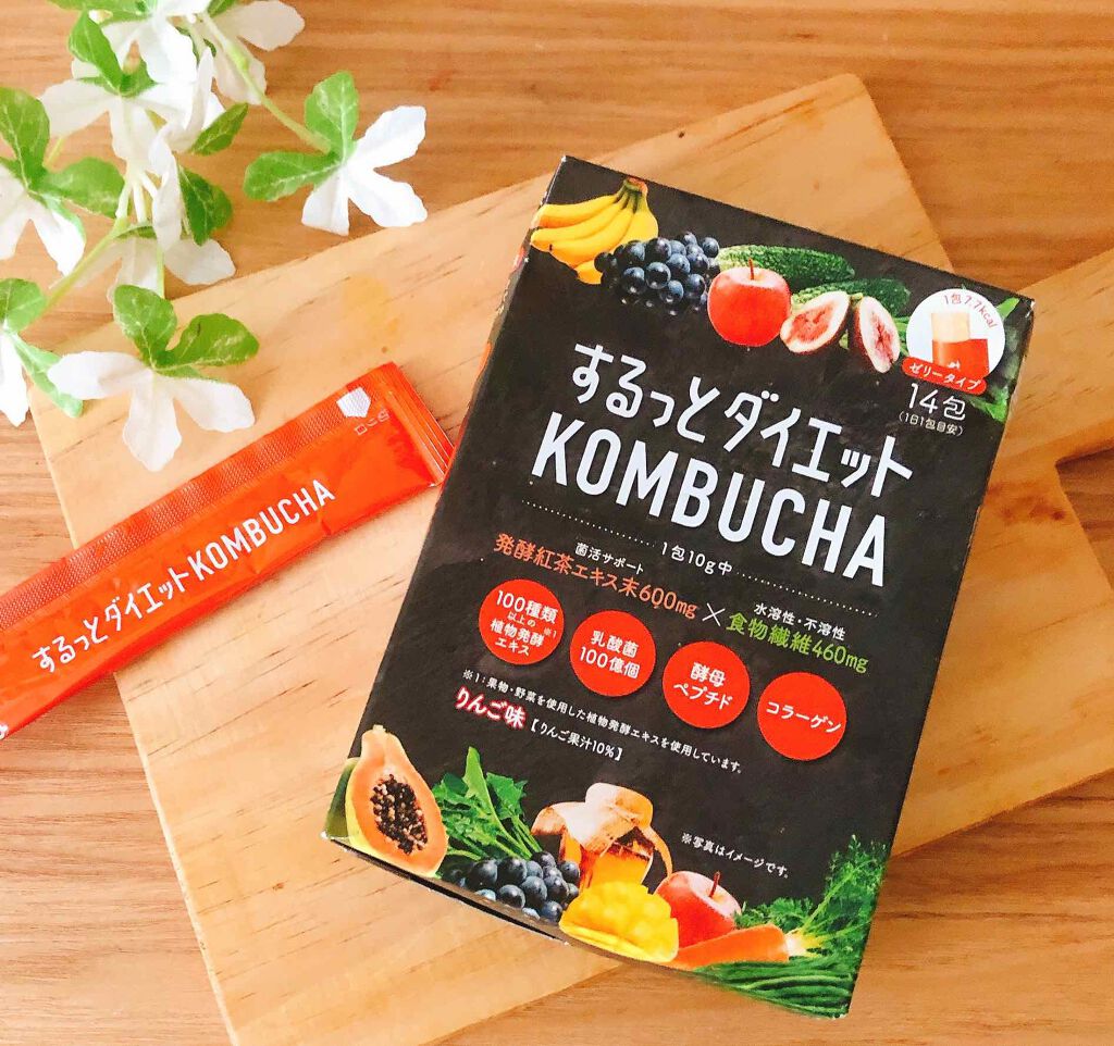 するっとダイエットKOMBUCHAゼリー/リブ・ラボラトリーズ/コンブチャを使ったクチコミ（1枚目）