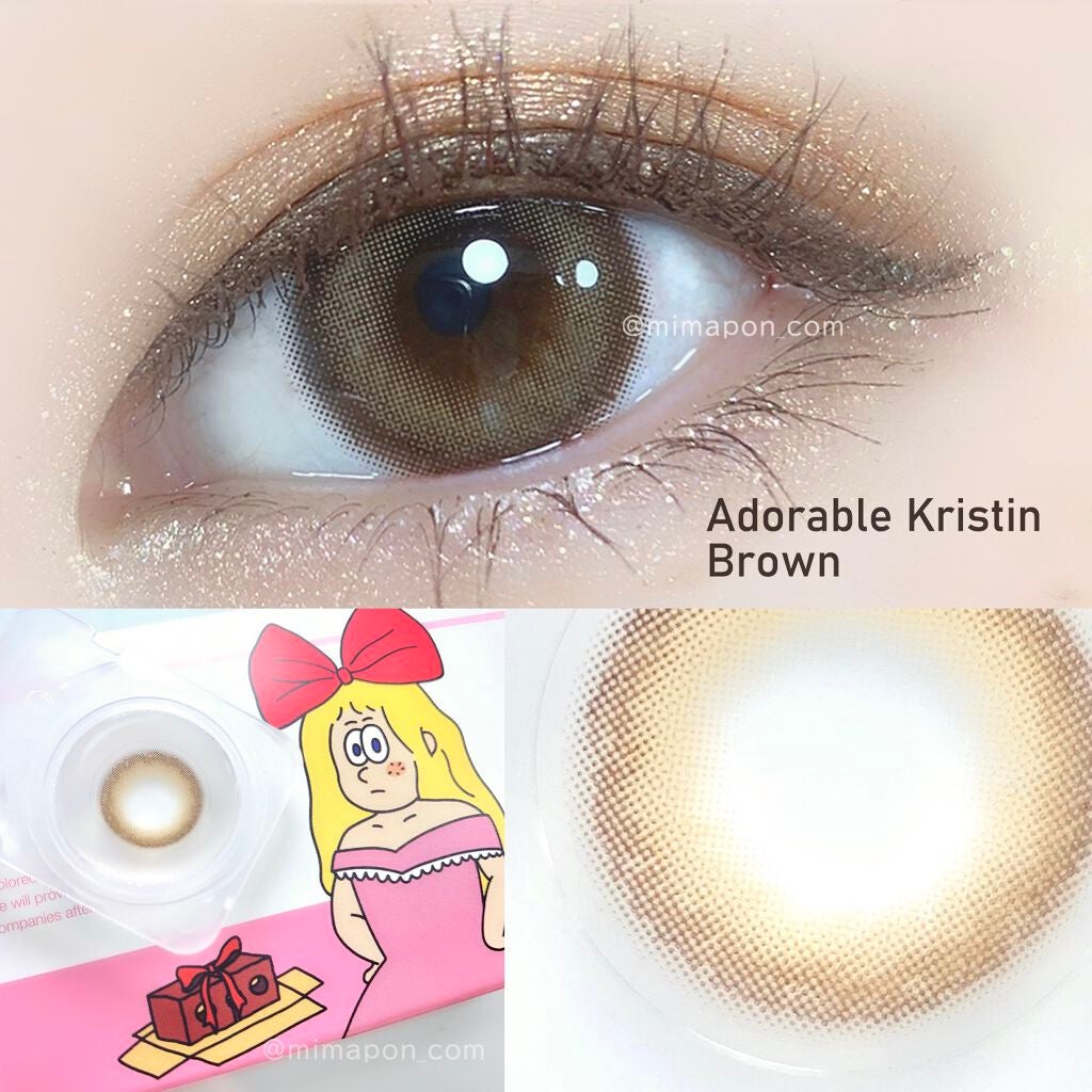 Adorable Kristin/Hapa kristin/カラーコンタクトレンズを使ったクチコミ(1枚目)