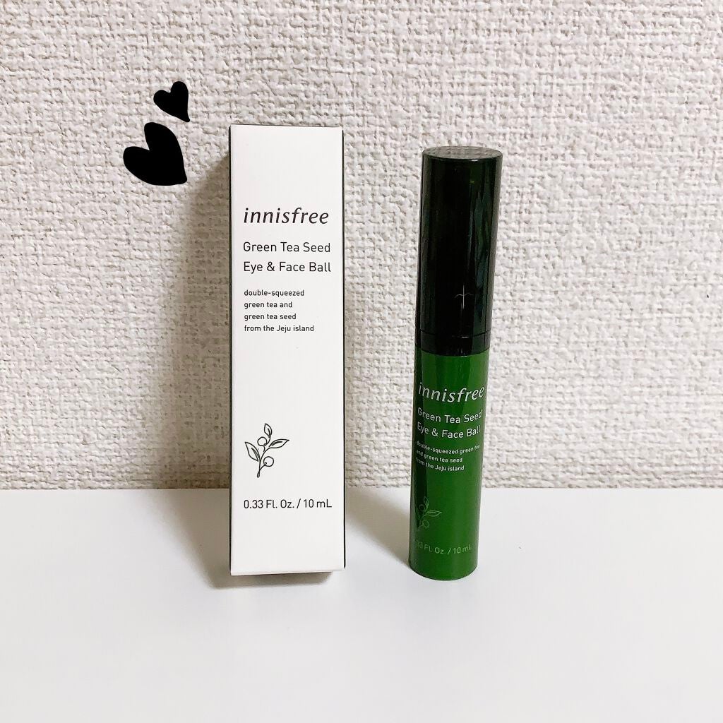 グリーンティーシード アイ&フェイスボール/innisfree/美容液を使ったクチコミ(1枚目)