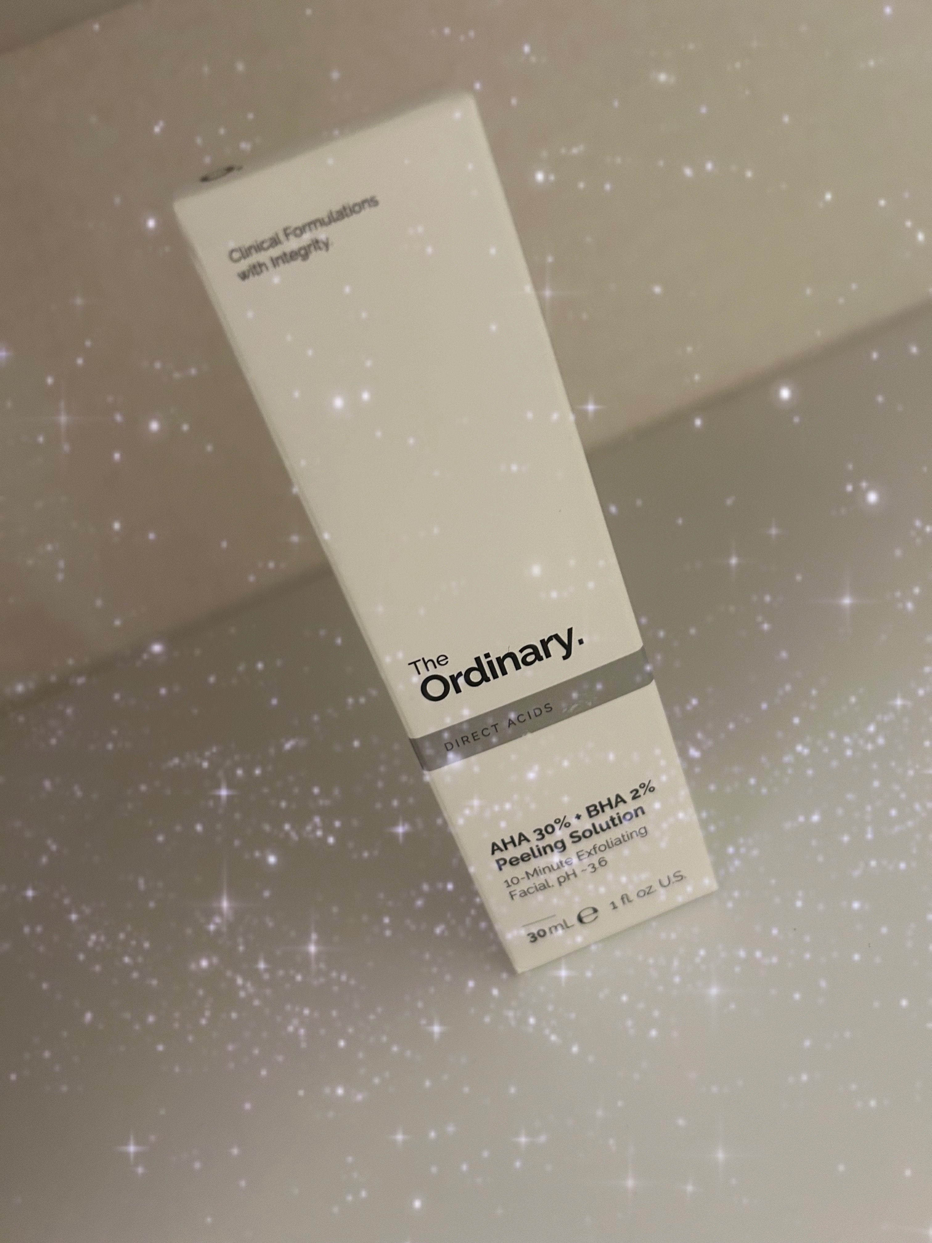 AHA 30% + BHA 2% Peeling Solution/The Ordinary/ピーリングを使ったクチコミ（1枚目）