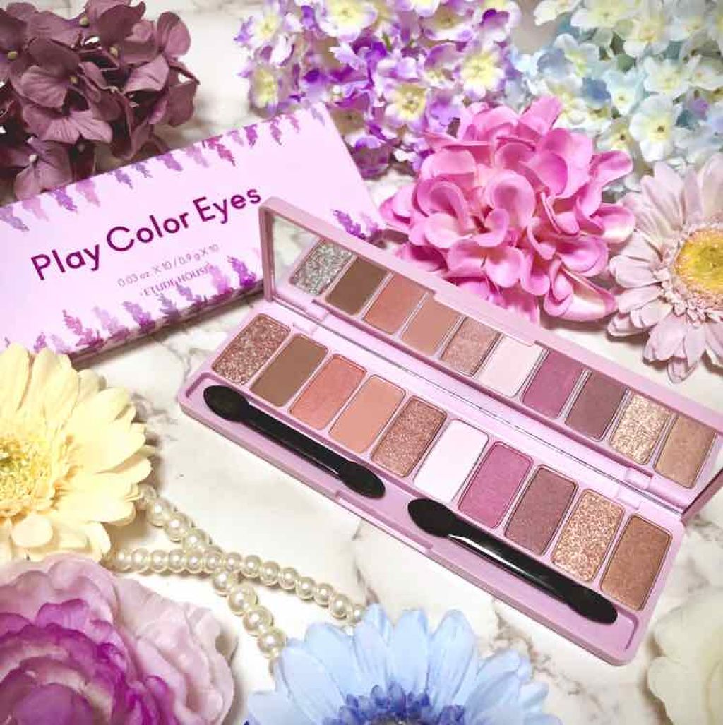 プレイカラー アイシャドウ/ETUDE/アイシャドウパレットを使ったクチコミ(1枚目)