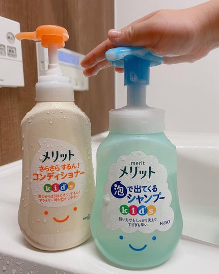 泡で出てくるシャンプーキッズ/メリット/市販シャンプーを使ったクチコミ(1枚目)