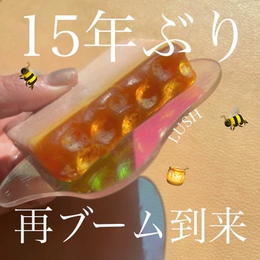 \\15年ぶり再ブーム到来//
自分の中で15年ぶりのブームとなってる
LUSHのみつばちマーチ🐝🍯

LUSHは学生時代、人気商品は
一通り試してみた記憶があり、
みつばちマーチは特に好きで
何度も買