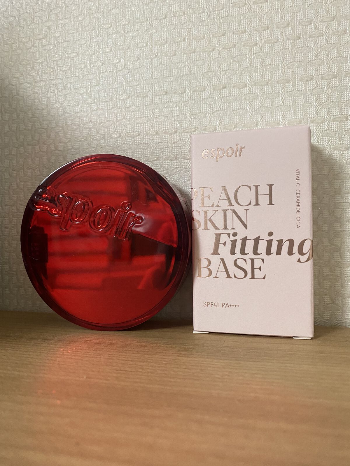ピーチスキンフィッティングベース/espoir/化粧下地を使ったクチコミ（3枚目）