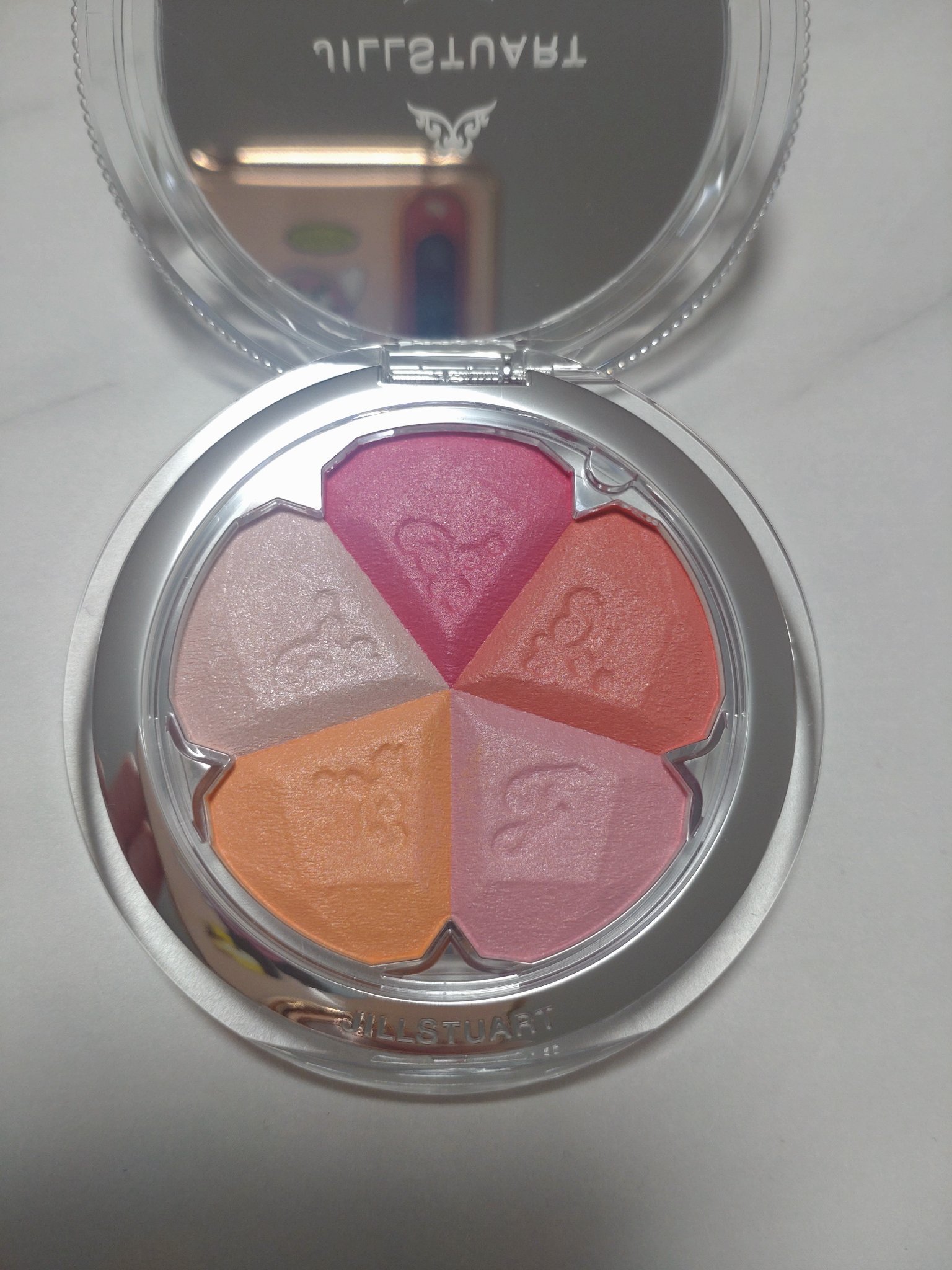 ジルスチュアート ブルーム ミックスブラッシュ コンパクト 01 blooming tulip/JILL STUART/パウダーチークを使ったクチコミ（3枚目）