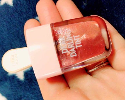 ディアダーリン ウォータージェルティント (アイスティント)/ETUDE/口紅を使ったクチコミ(4枚目)