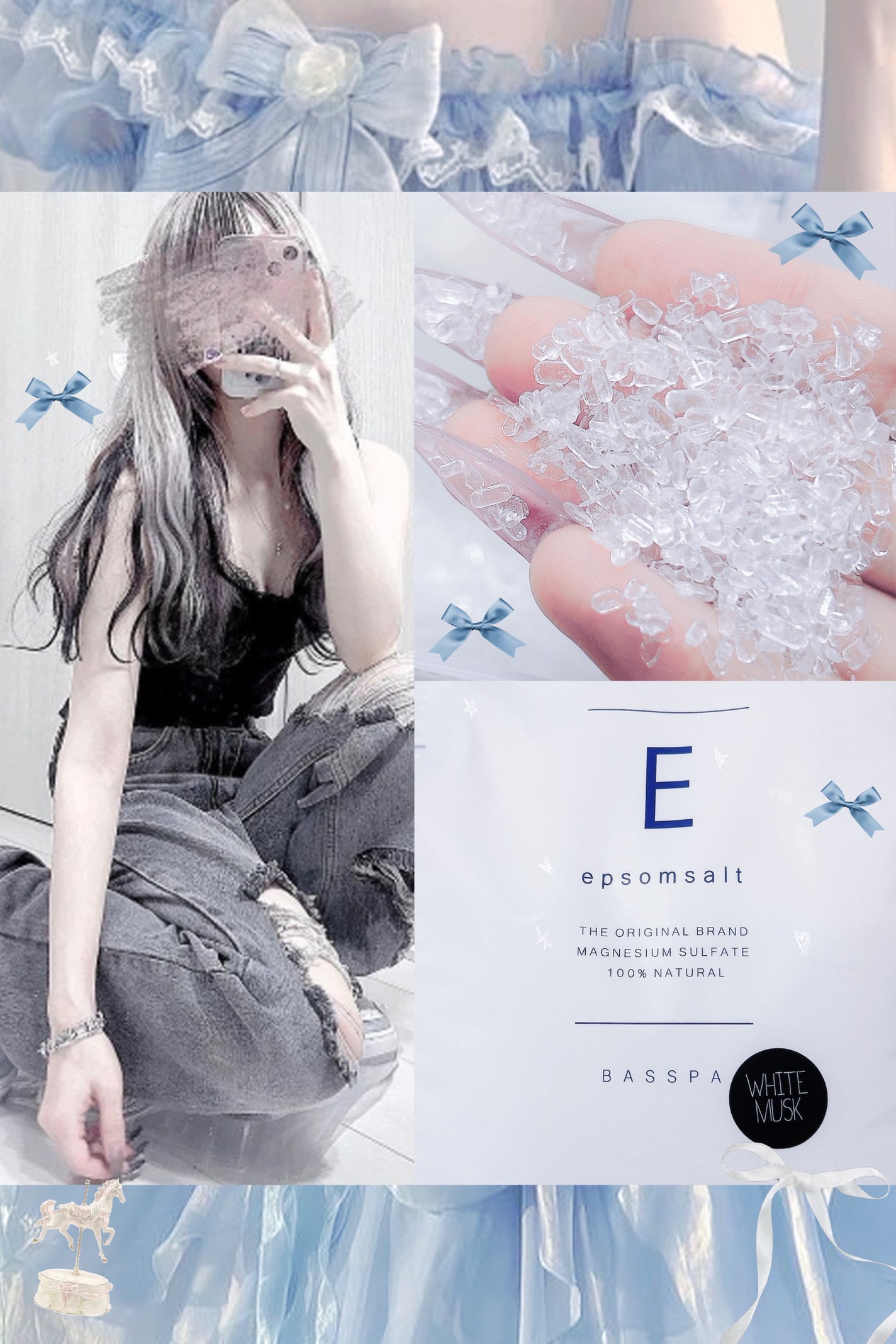 BASSPA エプソムソルト ホワイトムスク/BASSPA/無機塩系入浴剤を使ったクチコミ(7枚目)