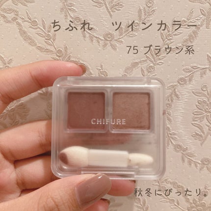 ツイン カラー アイシャドウ/ちふれ/アイシャドウパレットを使ったクチコミ(1枚目)