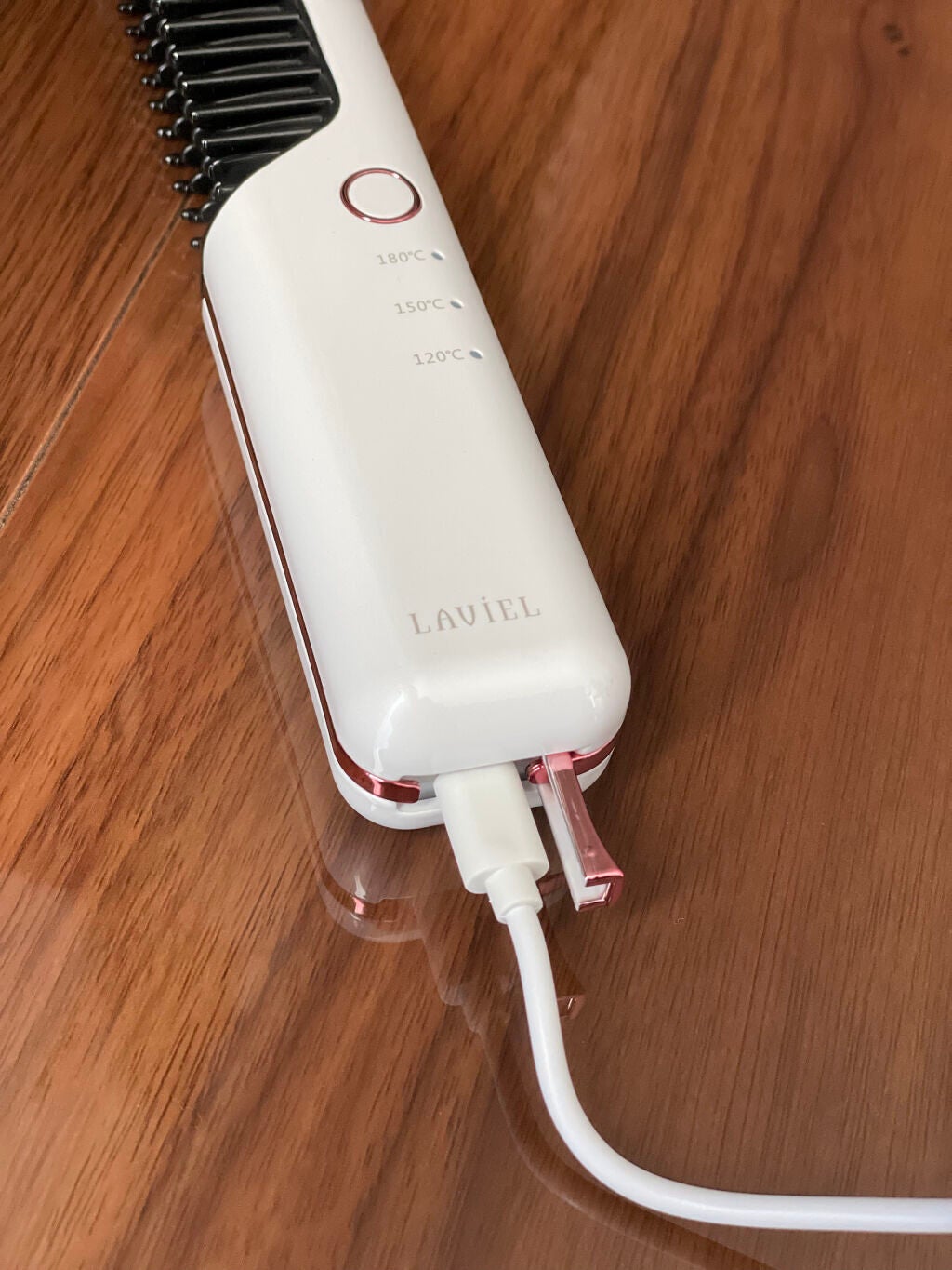Cordless ブラシアイロン/LAVIEL/ヒートブラシを使ったクチコミ(5枚目)