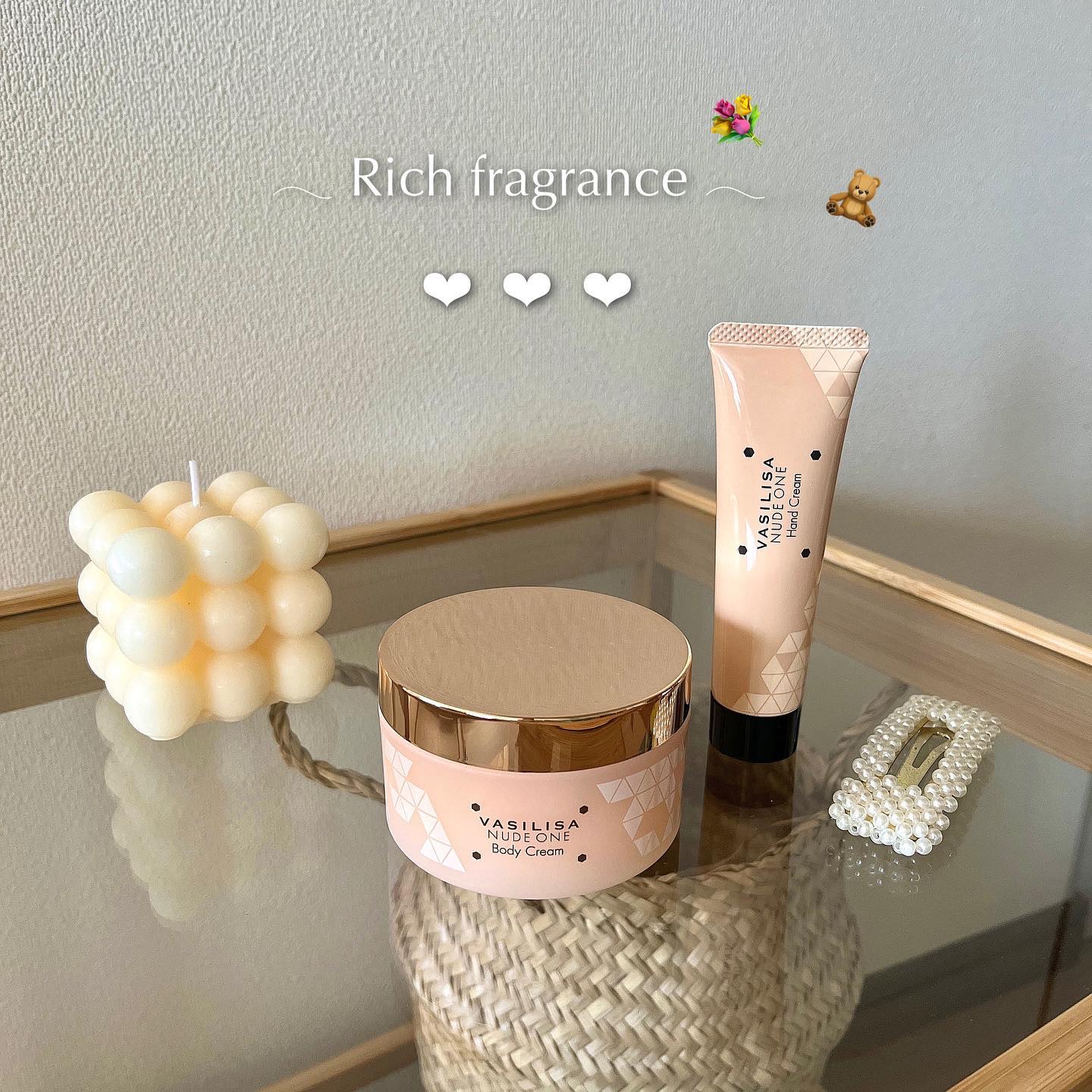 試してみた】ヌード ワン フレグランスボディクリーム ヴァシリーサの