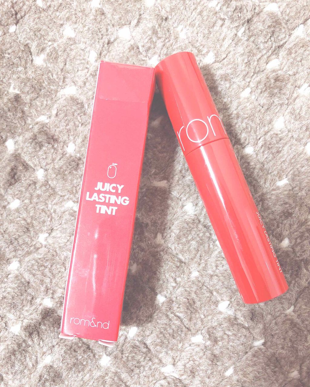 ジューシーラスティングティント/rom&nd/リップティントを使ったクチコミ（1枚目）