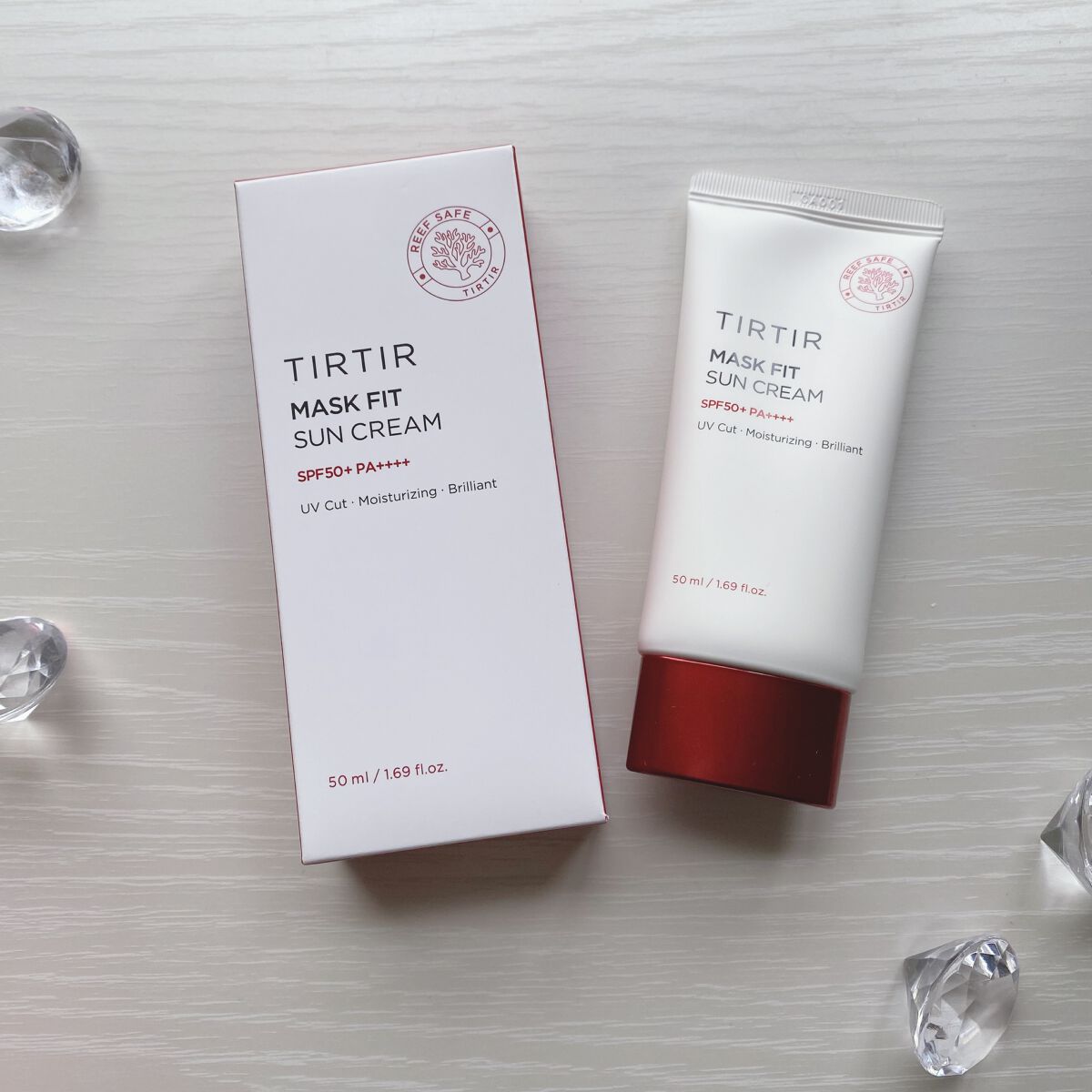 マスクフィットサンクリーム/TIRTIR(ティルティル)/日焼け止めクリームを使ったクチコミ（2枚目）